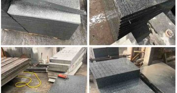 荆门 芝麻黑地铺石材