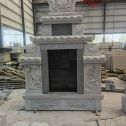 荆门 芝麻灰高档墓碑、土墓，一套也支持定做
