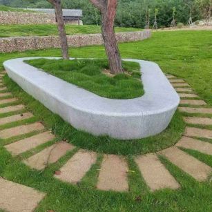 荆门 芝麻白光面整石坐凳