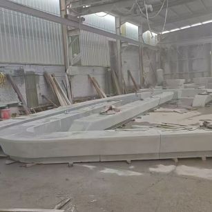 荆门 花岗岩整石坐凳拼装