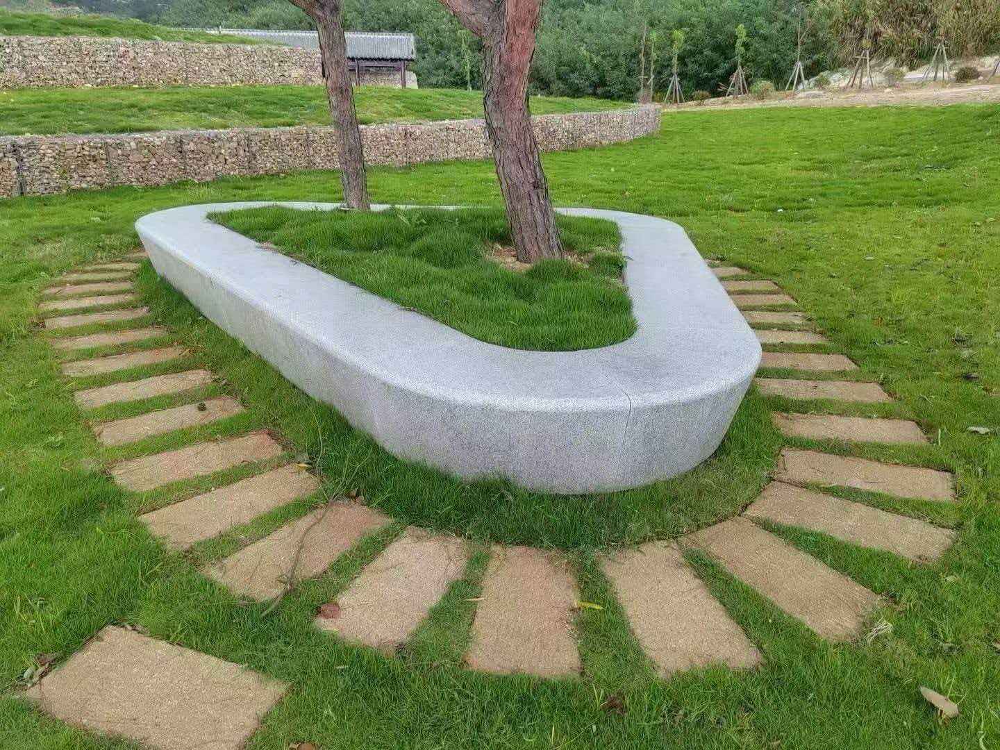 荆门 芝麻白光面整石坐凳