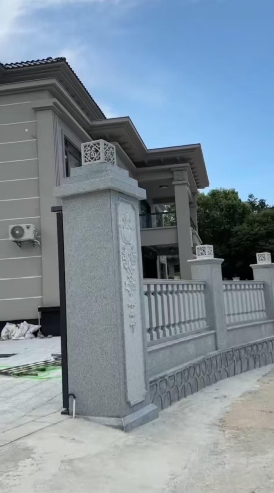 荆门 芝麻白别墅围墙栏杆，私人订制