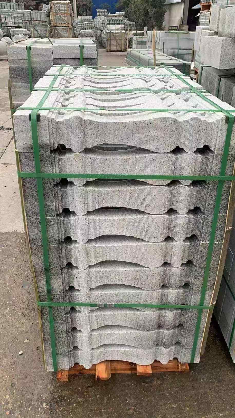荆门 芝麻白方形拉丝面，栏杆花瓶柱