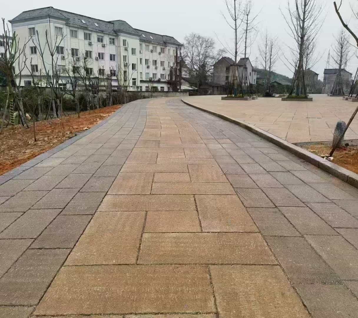 荆门仿古石铺装效果