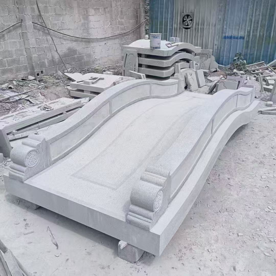 荆门 芝麻灰花岗岩园林景观 小石桥