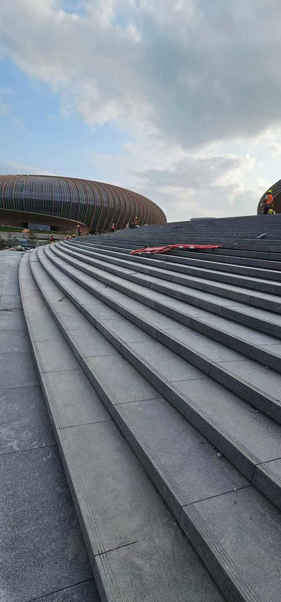 荆门 弧形整石台阶铺装效果图