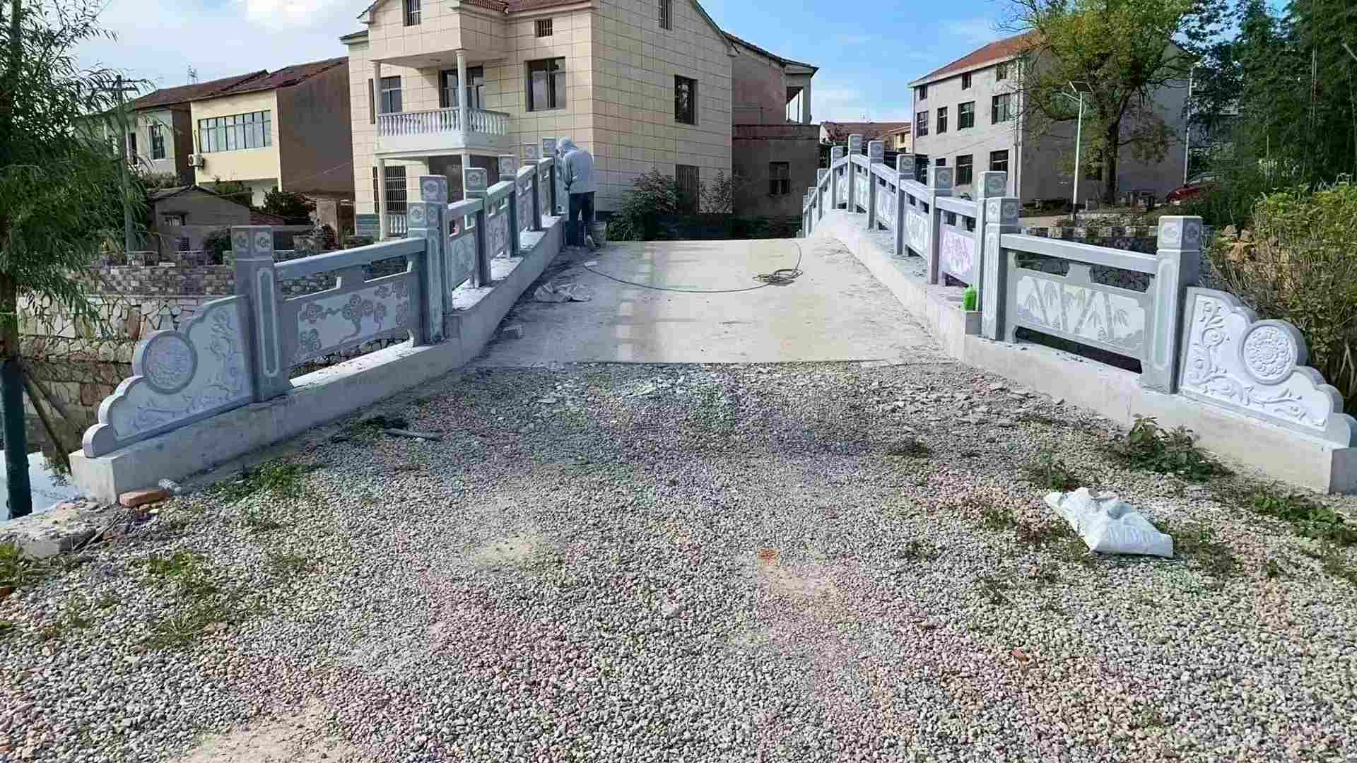 荆门 芝麻灰花岗岩桥栏杆